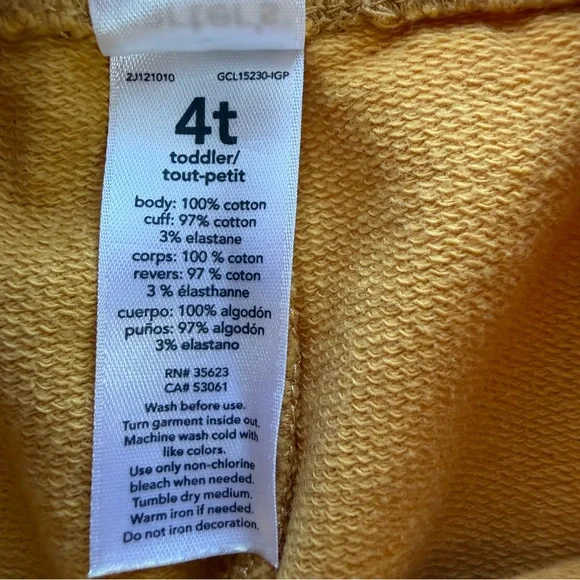 Carter's Gray and Mustard Monster Set - Picture 8 of 10